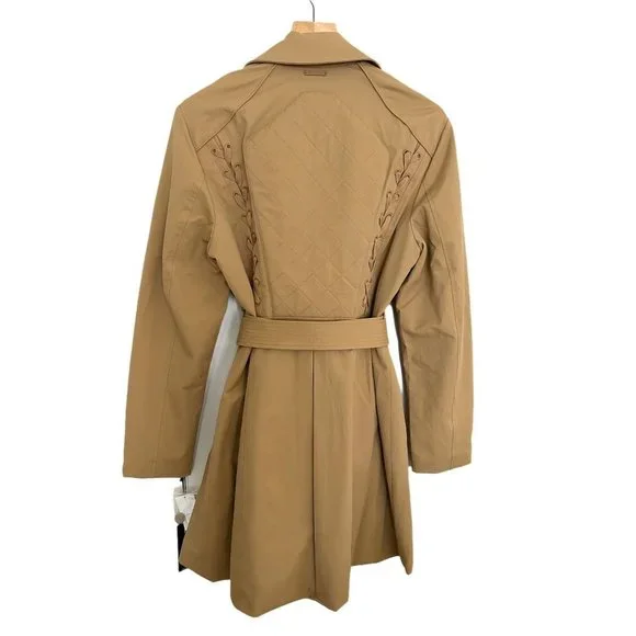 BLANC Noir Classic Trench Coat NWT Size S & XL - Picture 14 of 14